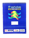A4 SPIRAL 5 MM NOTE BOOK 70 SHEETS