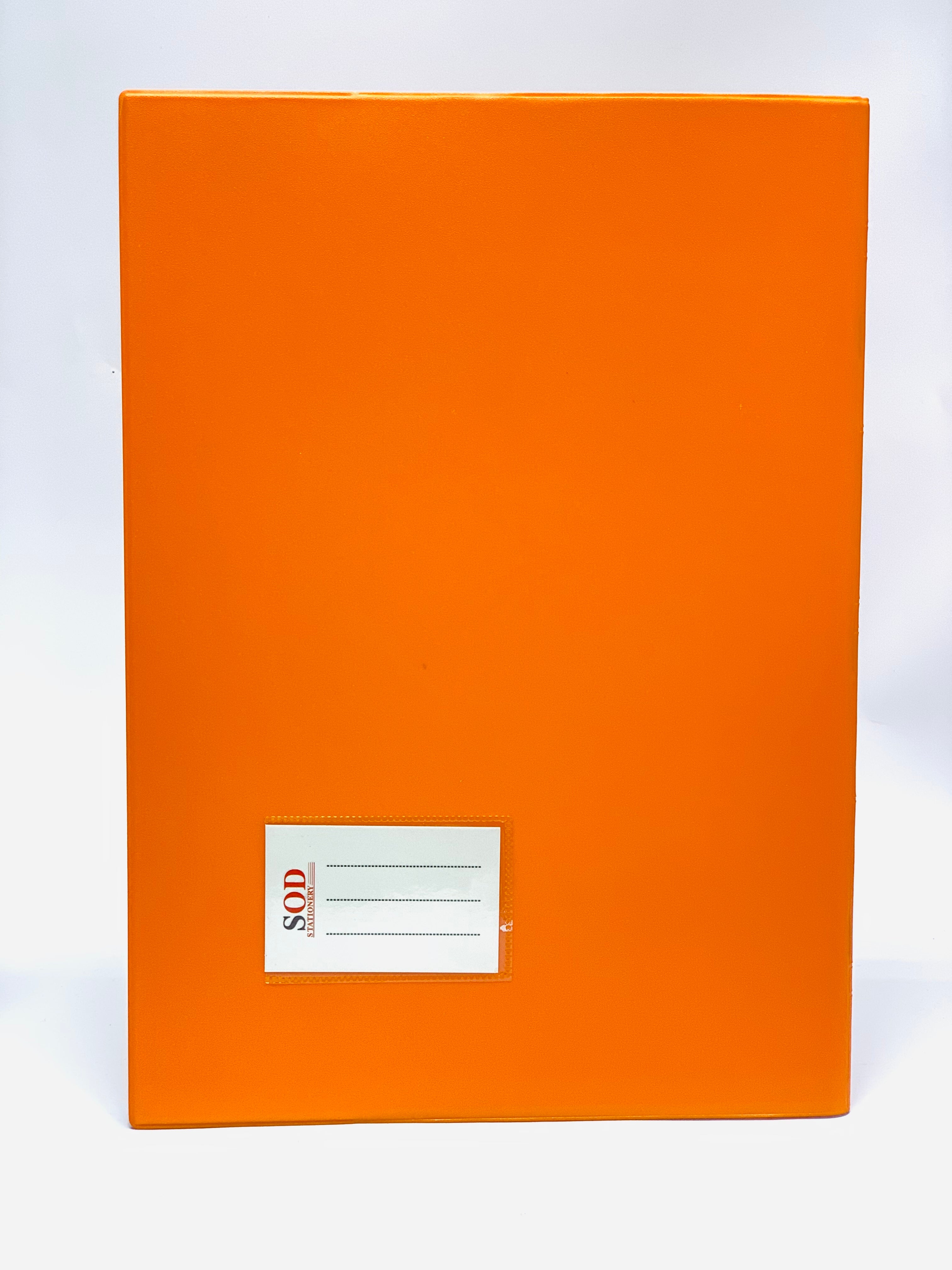 A4 ENGLISH 4 LINE NOTE BOOK ORANGE COLOR 100 SHEETS – AL NAHAR STATIONERY