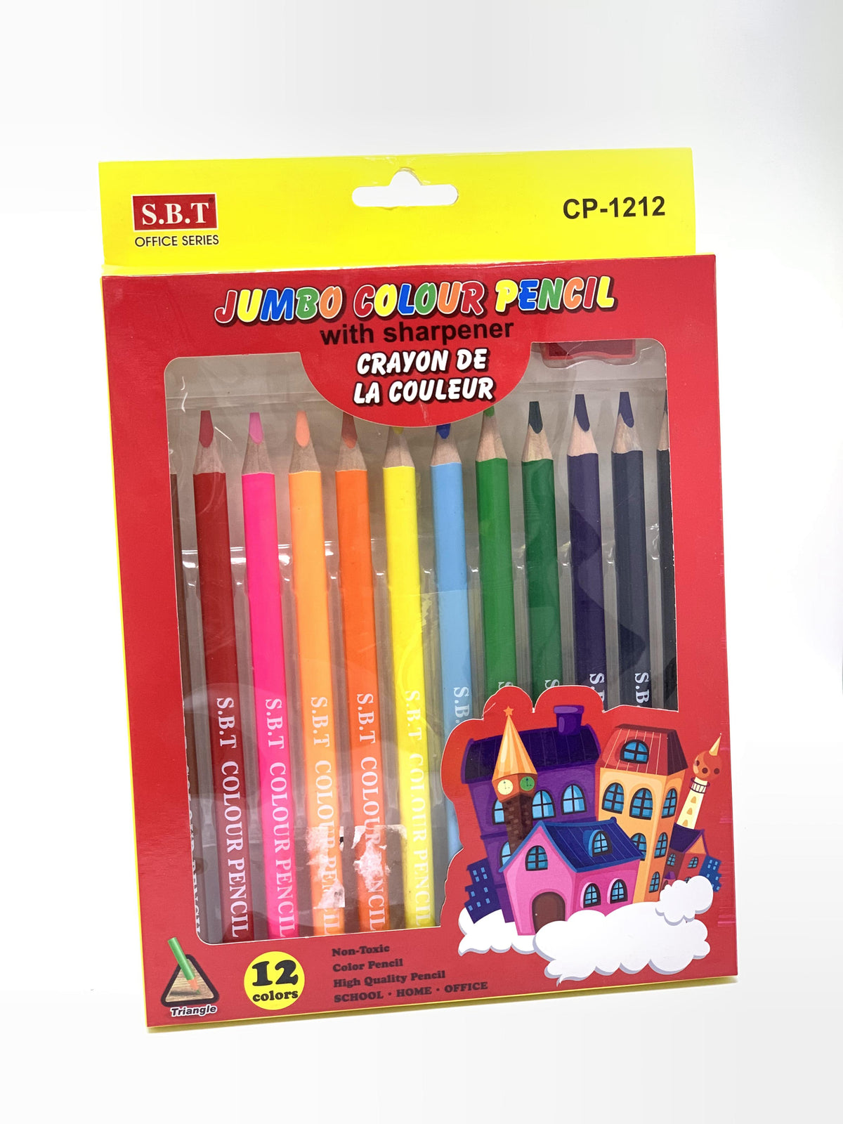 SBT JUMBO COLOURING PENCIL 1X12
