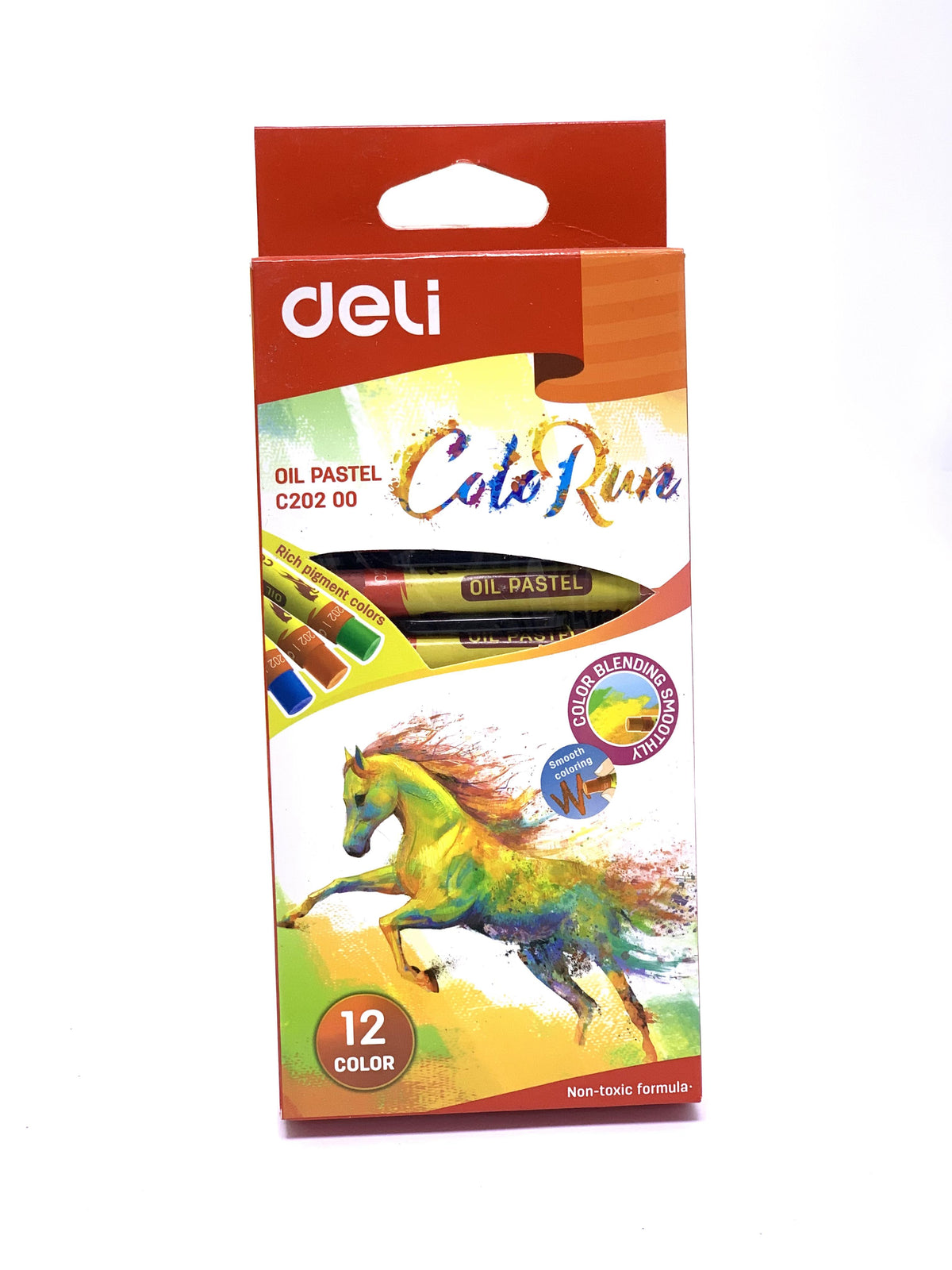 DELI OIL PASTEL 1X12 COLOURS