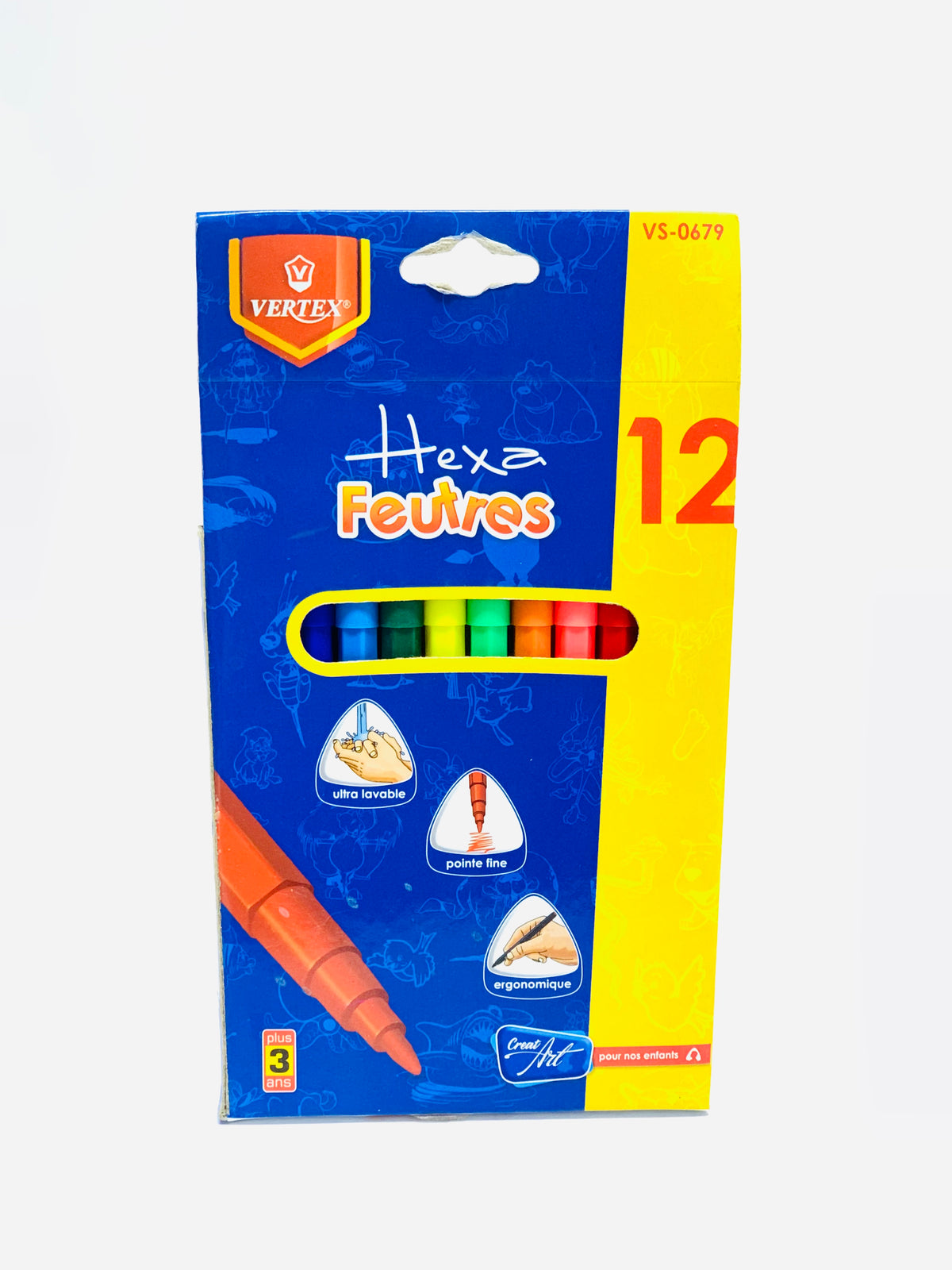 VERTAX HEXA FEAUTRES MARKERS 1X12