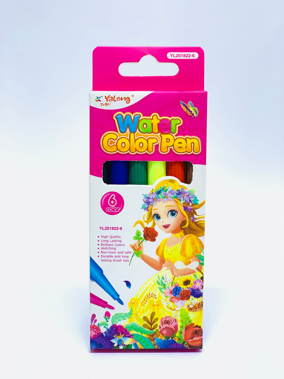 YALONG WATER COLOR PEN 1X6