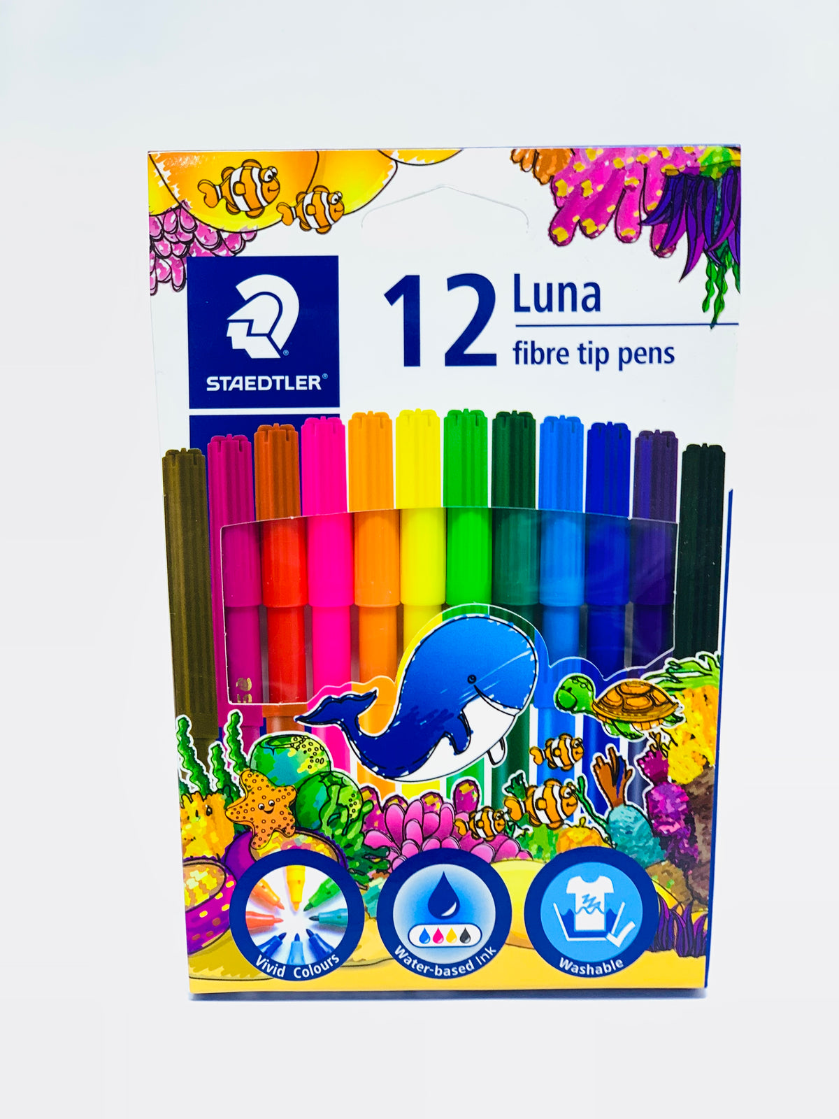 STAEDTLER +LUNA FIBRE TIP PENS 1X12