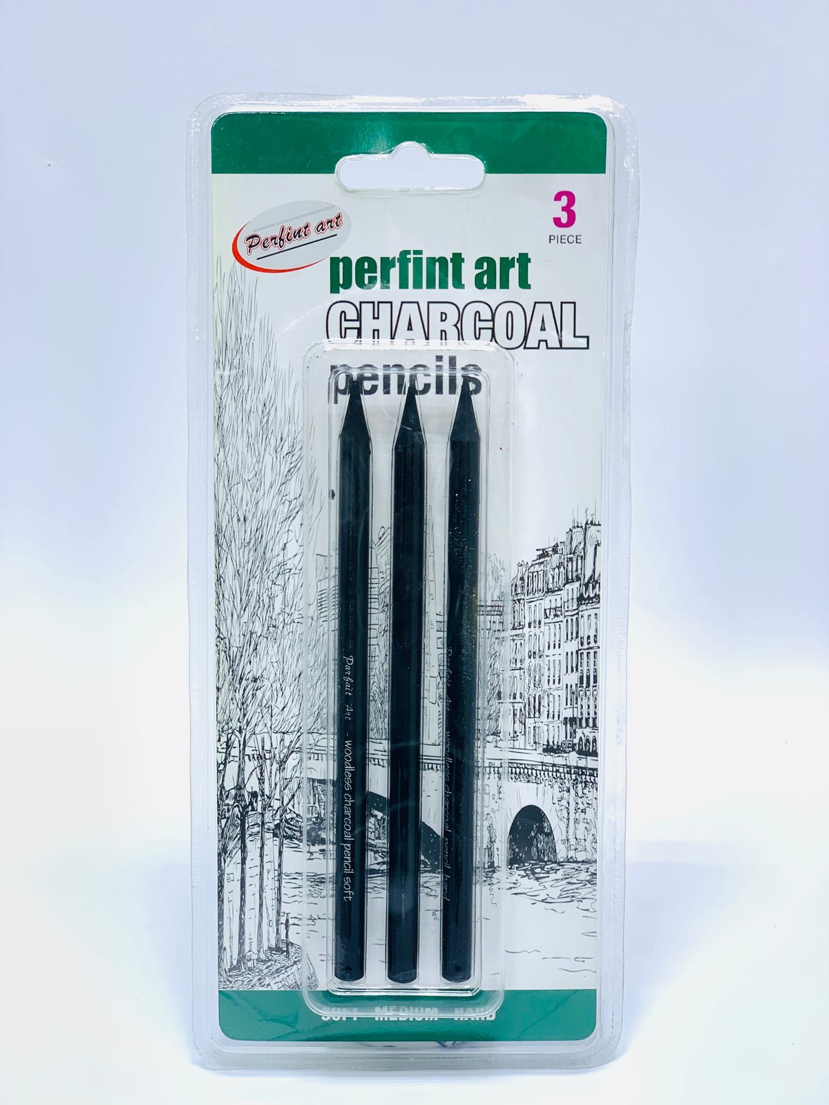 PERFINT ART CHARCOL PENCILS 1X3