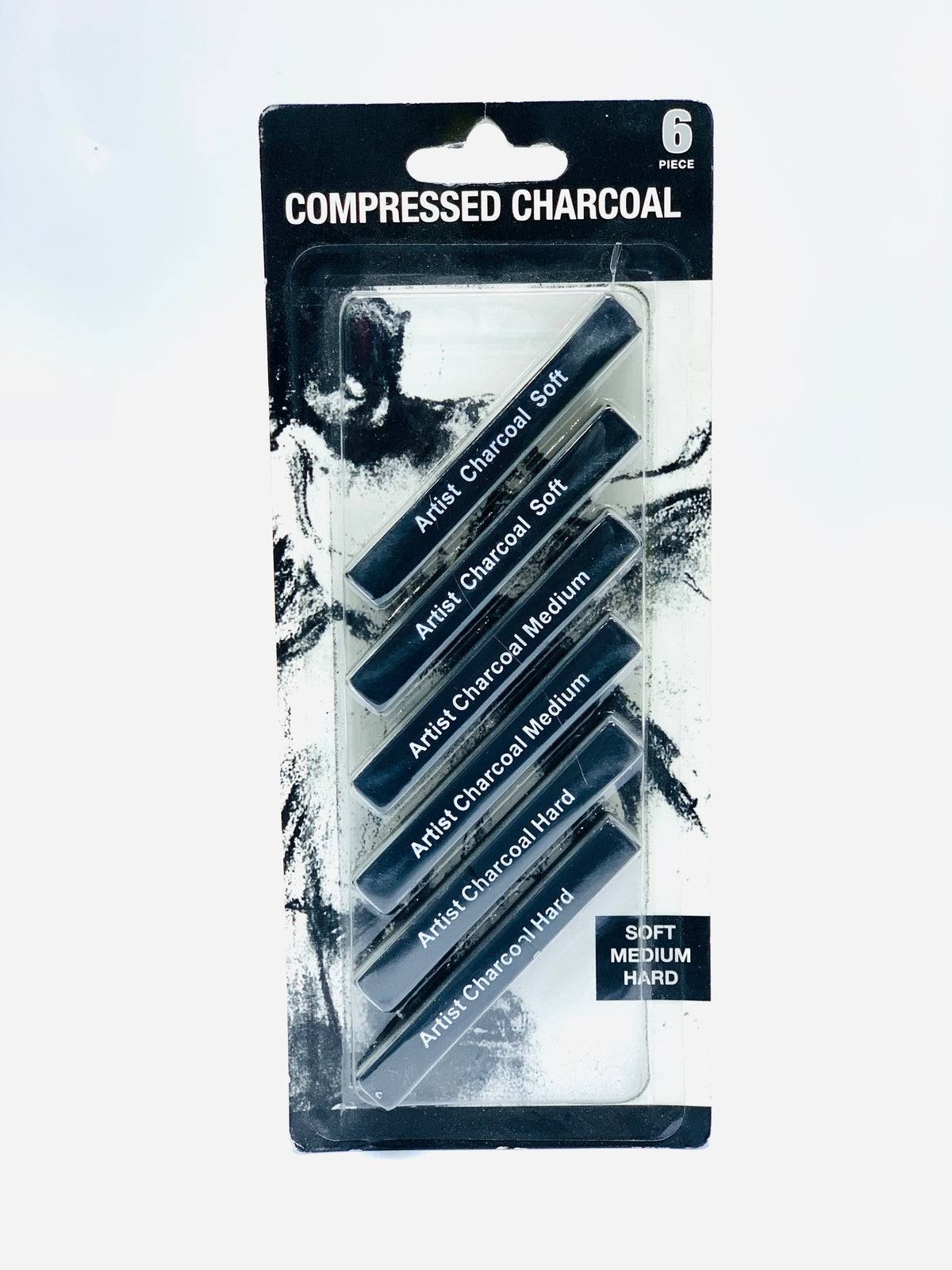 COMPRESSED CHARCOL SET ARTIST  1X6