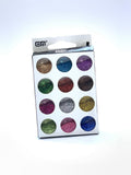12 MULTI COLOUR GLITTER
