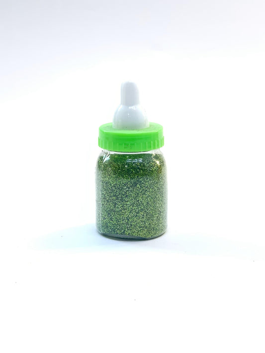 GREEN CUTE Craft Glitter for Slime Tumbler Arts, Cosmetic Glitter