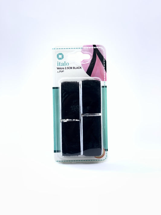 VELCRO 2.5 CM BLACK