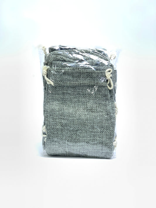 Velvet Pouches Bag Grey 1x12