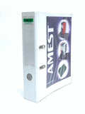 ملف صندوق AMEST، لون أبيض، مقاس A4