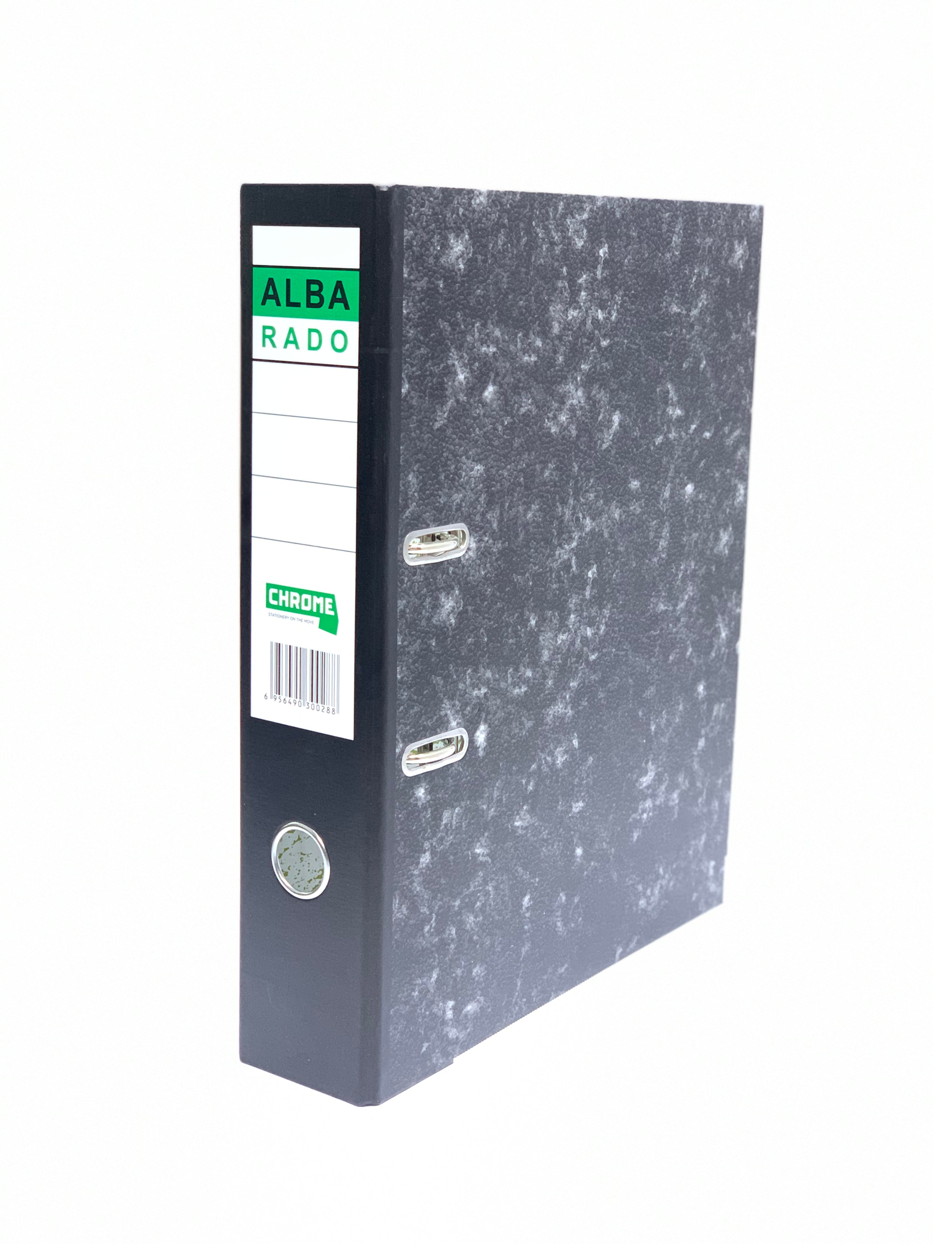 ALBA RADO BOX FILE BROAD BLACK A4 – AL NAHAR STATIONERY