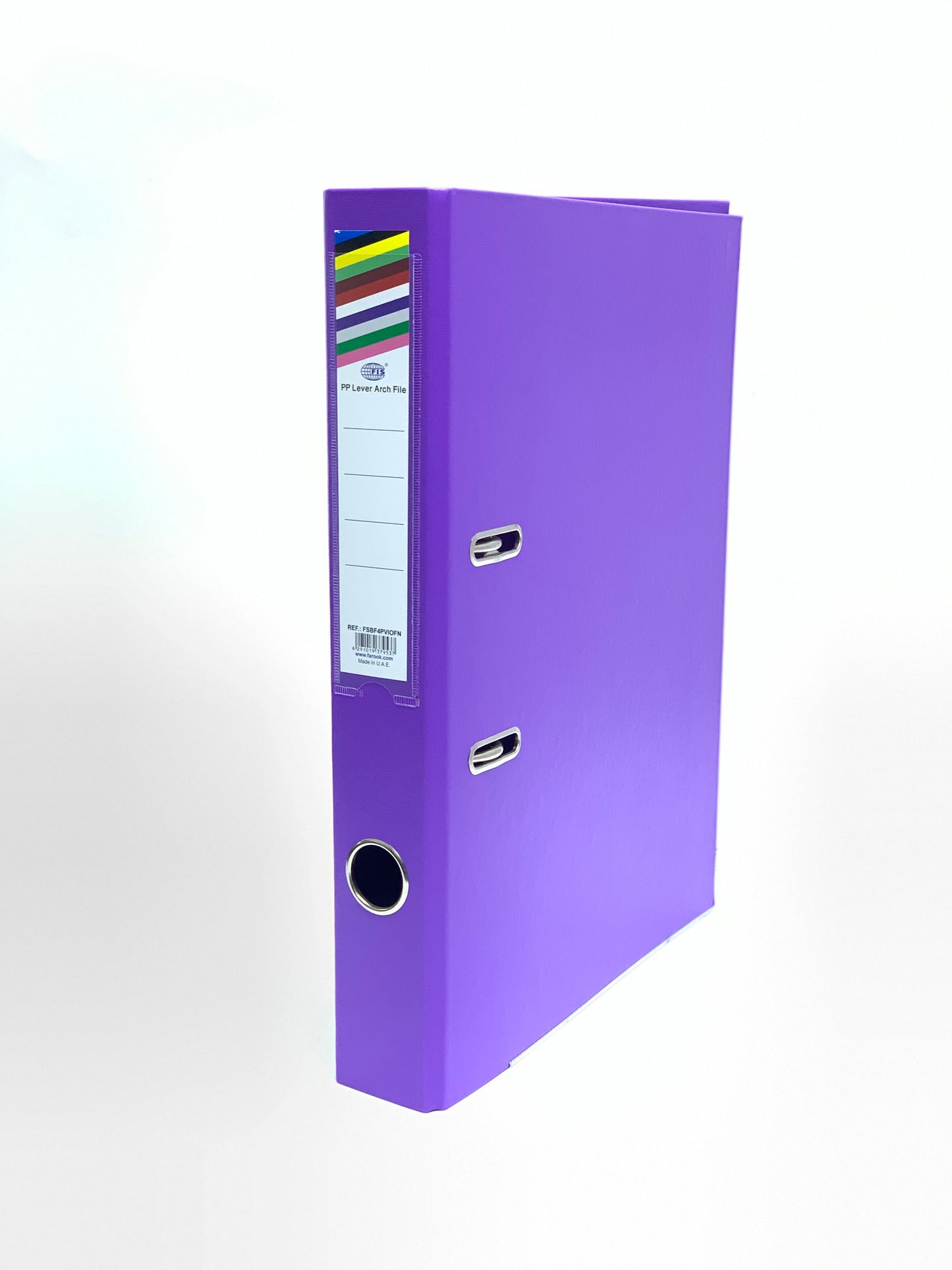 FIS صندوق ملفات ضيق لون بنفسجي 21X29.7 سم