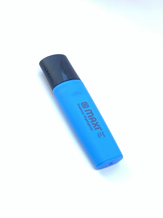 MAXI MX-50P Super-Fluorescent Premium Highlighter blue