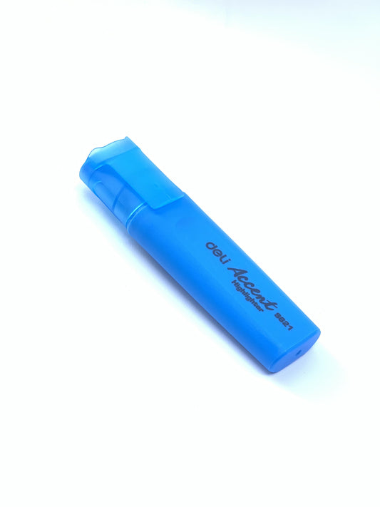 deli Super-Fluorescent Premium Highlighter blue
