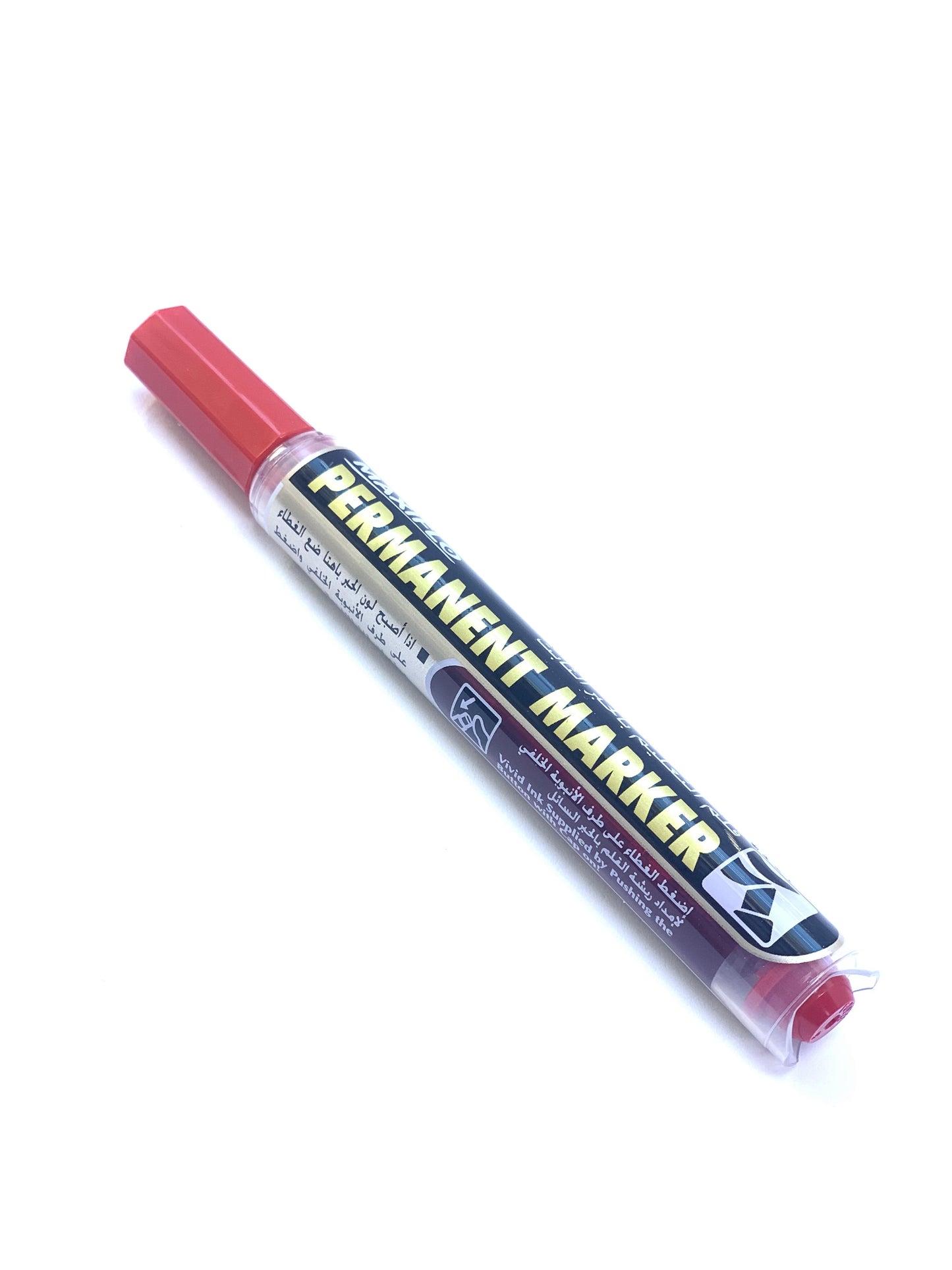 Pentel Chisel Tip Maxiflo Permanent Marker - red