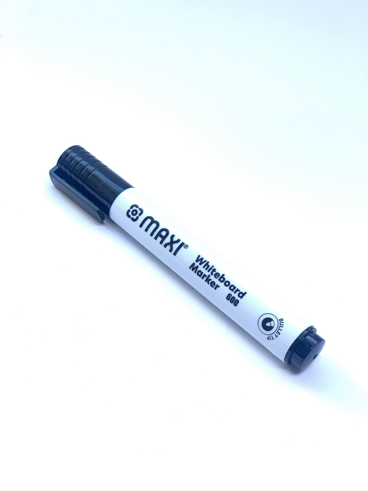 MAXI WHITE BOARD MARKER BULLET TIP BLACK