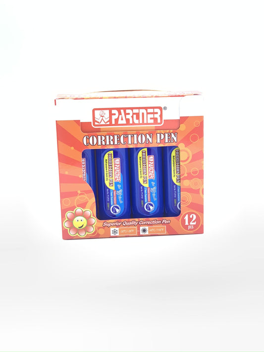 PARTNER CORRECTION PEN  12 PCS PACK