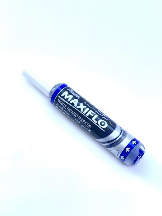 Pentel Maxiflo Whiteboard Marker Chisel TIP  Blue
