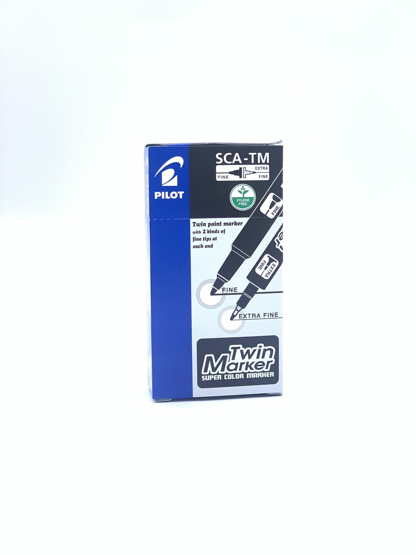 PILOT TWIN PERMANENT MARKER 1X12  BLUE