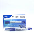 DELI WHITE BOARD MARKER BULLET TIP 2.0 MM BLUE 1X12