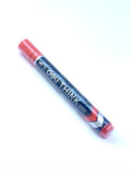 DELI THINK PERMANENT MARKER BULLET TIP RED