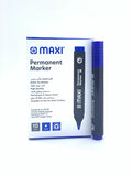 MAXI PERMANENT MARKER BLUE BULLET TIP 1X12