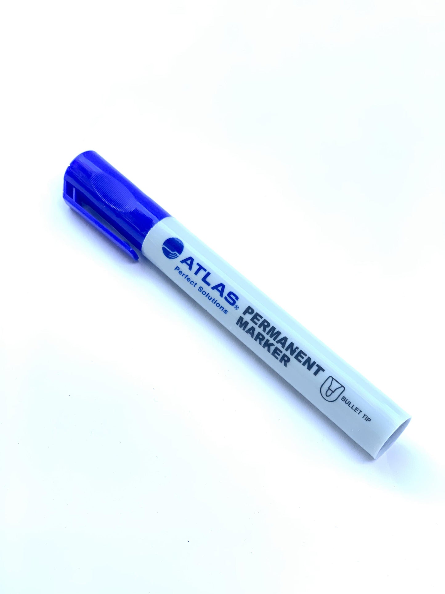 ATLAS PERMANENT MARKER BULLET TIP  BLUE