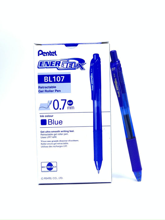 Pentel Energel Gel Pen - Pack of 12 Pieces (Blue)