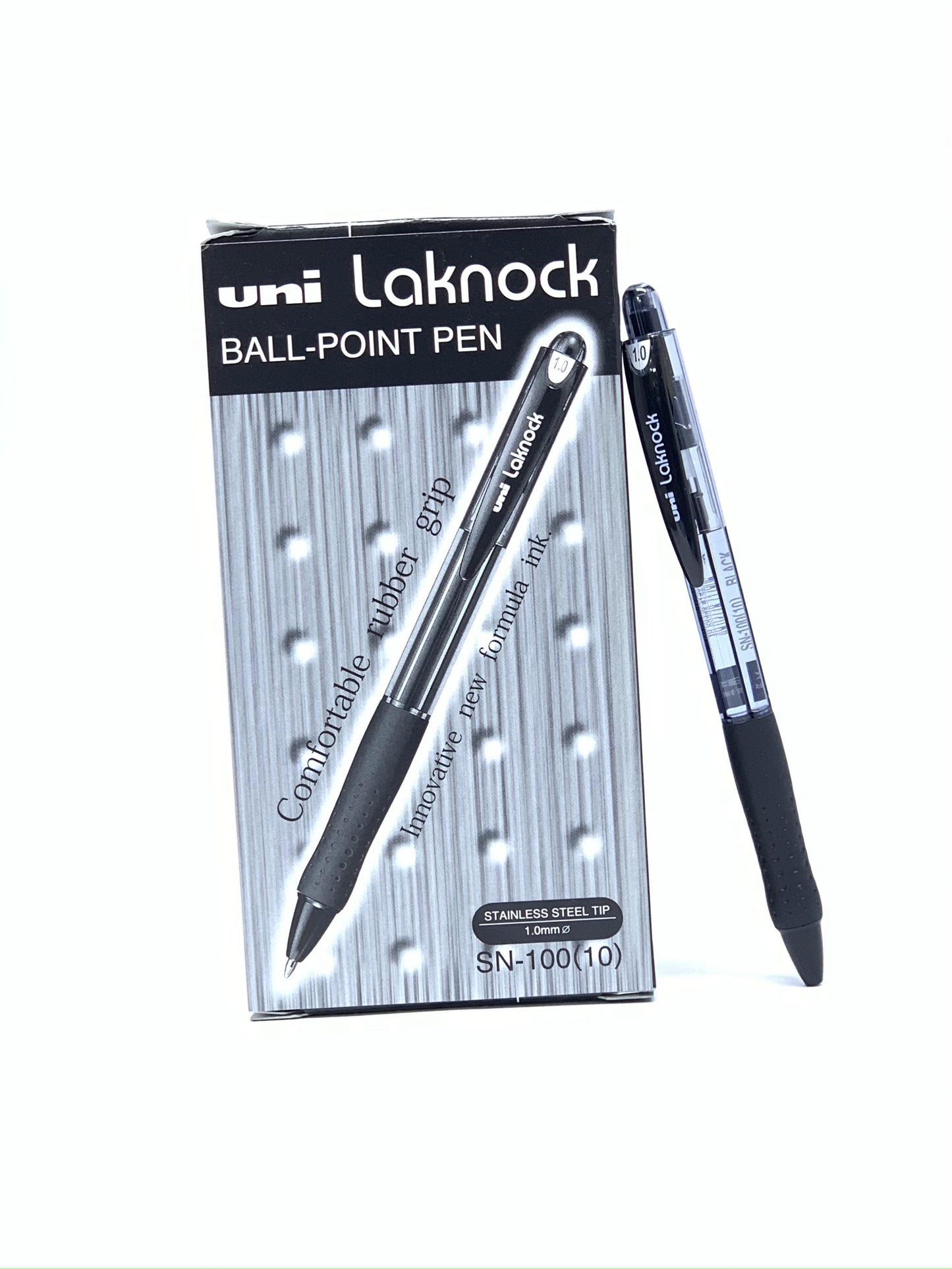 UNI LACKNOCK BALL POINT SN - 100  1X12 (BLACK )