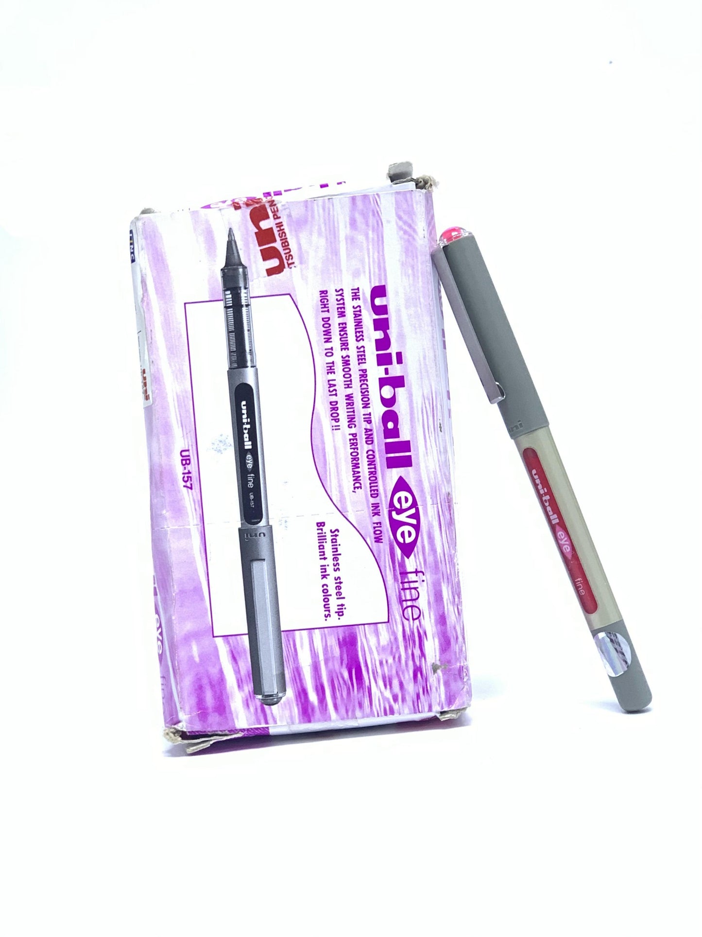 UNI BALL EYE FINE UB-157 RED COLOUR PACK OF 12