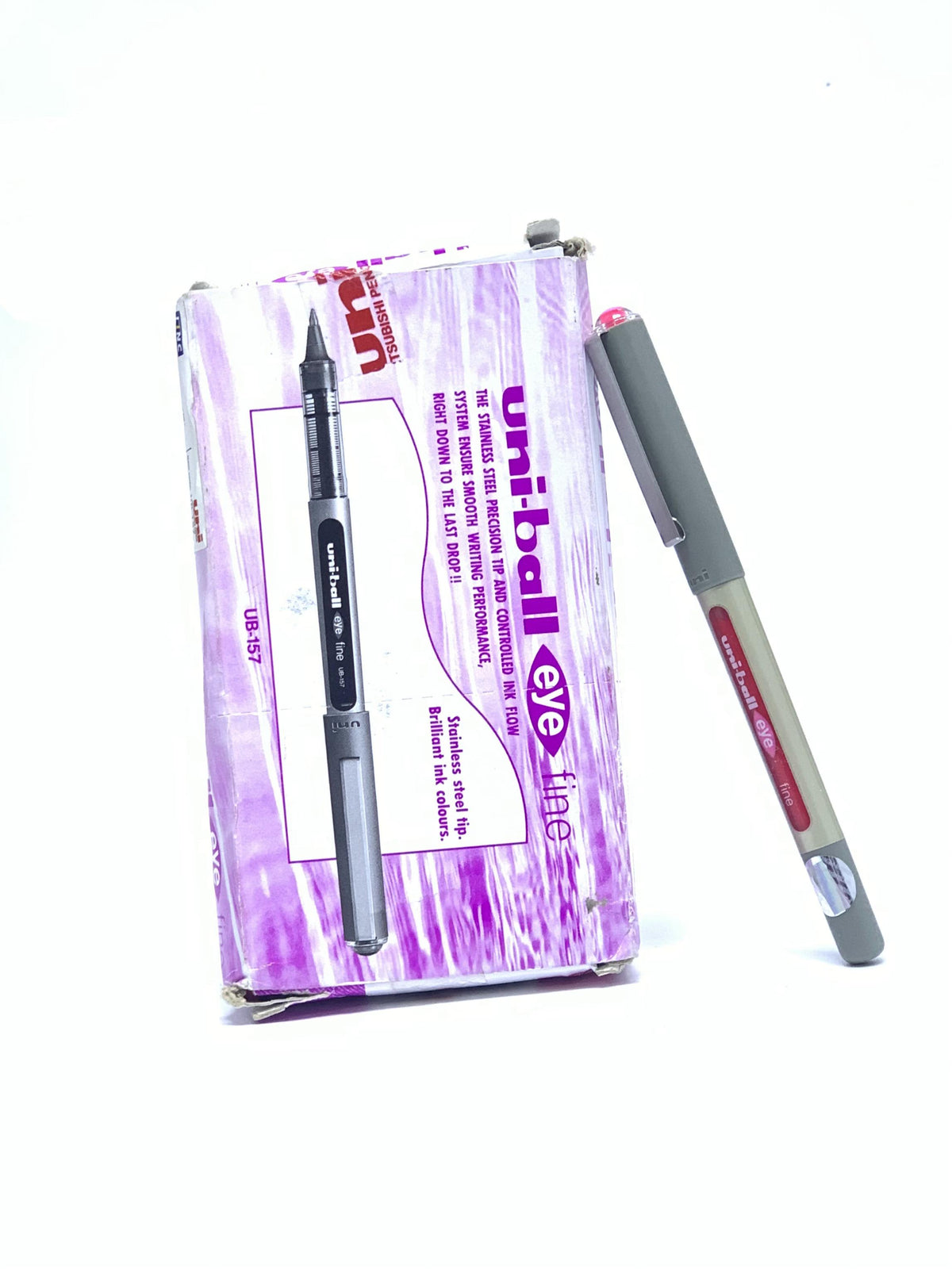 UNI BALL EYE FINE UB-157 RED COLOUR PACK OF 12
