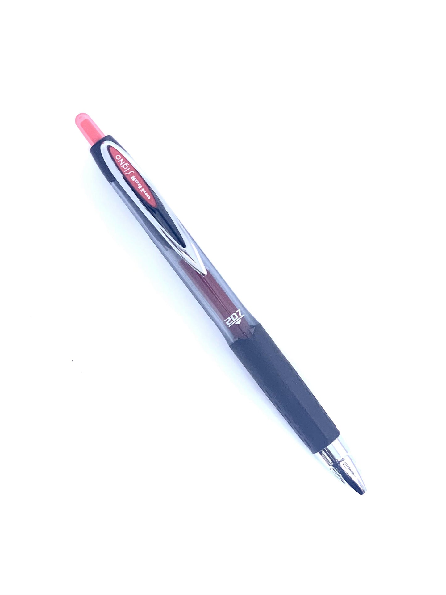 UNI BALL SIGNO 207 GEL INK ROLLER RED