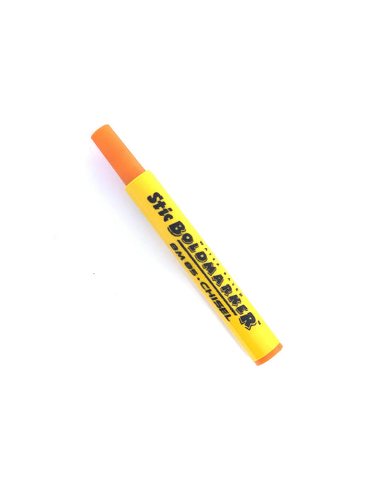 STIC BOLD MARKER WATER BASED CHISEL ORANGE