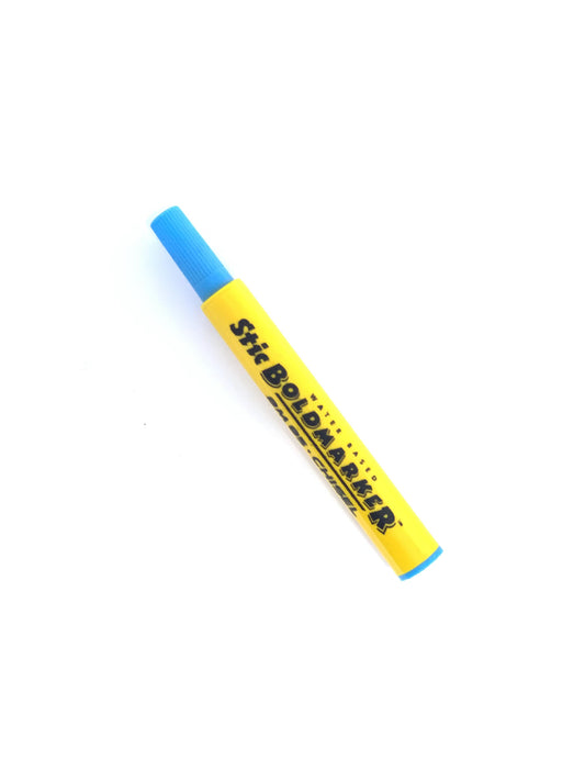 STIC BOLD MARKER WATER BASED CHISEL SKY BLUE