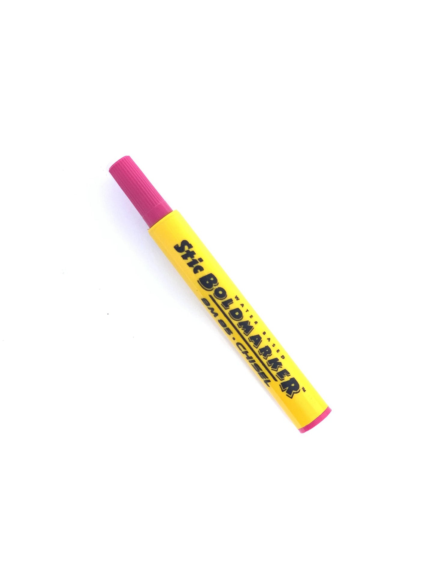 STIC BOLD MARKER WATER BASED CHISEL PINK