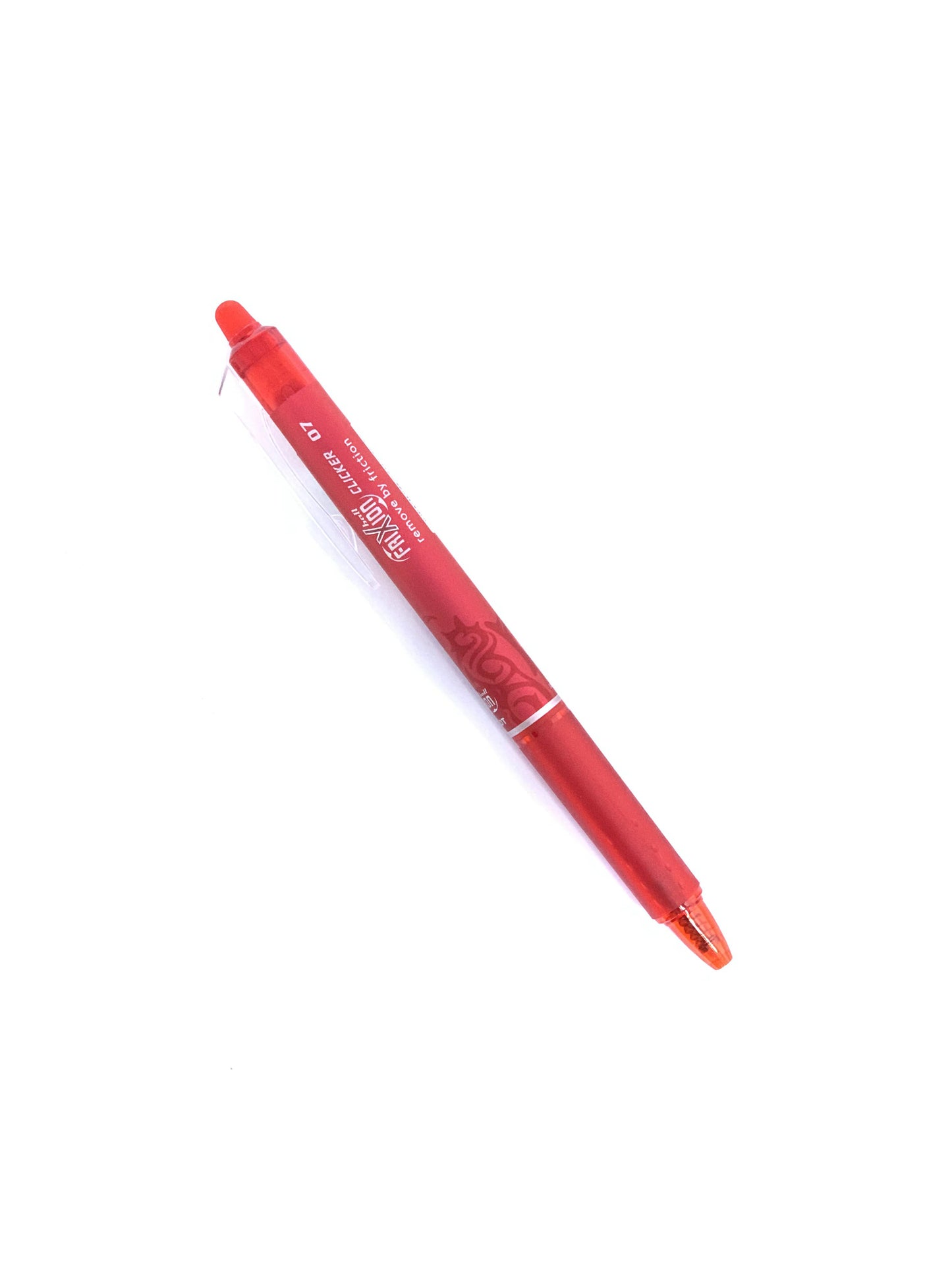Pilot Pen clicker Frixion Erasable Rollerball Pen red