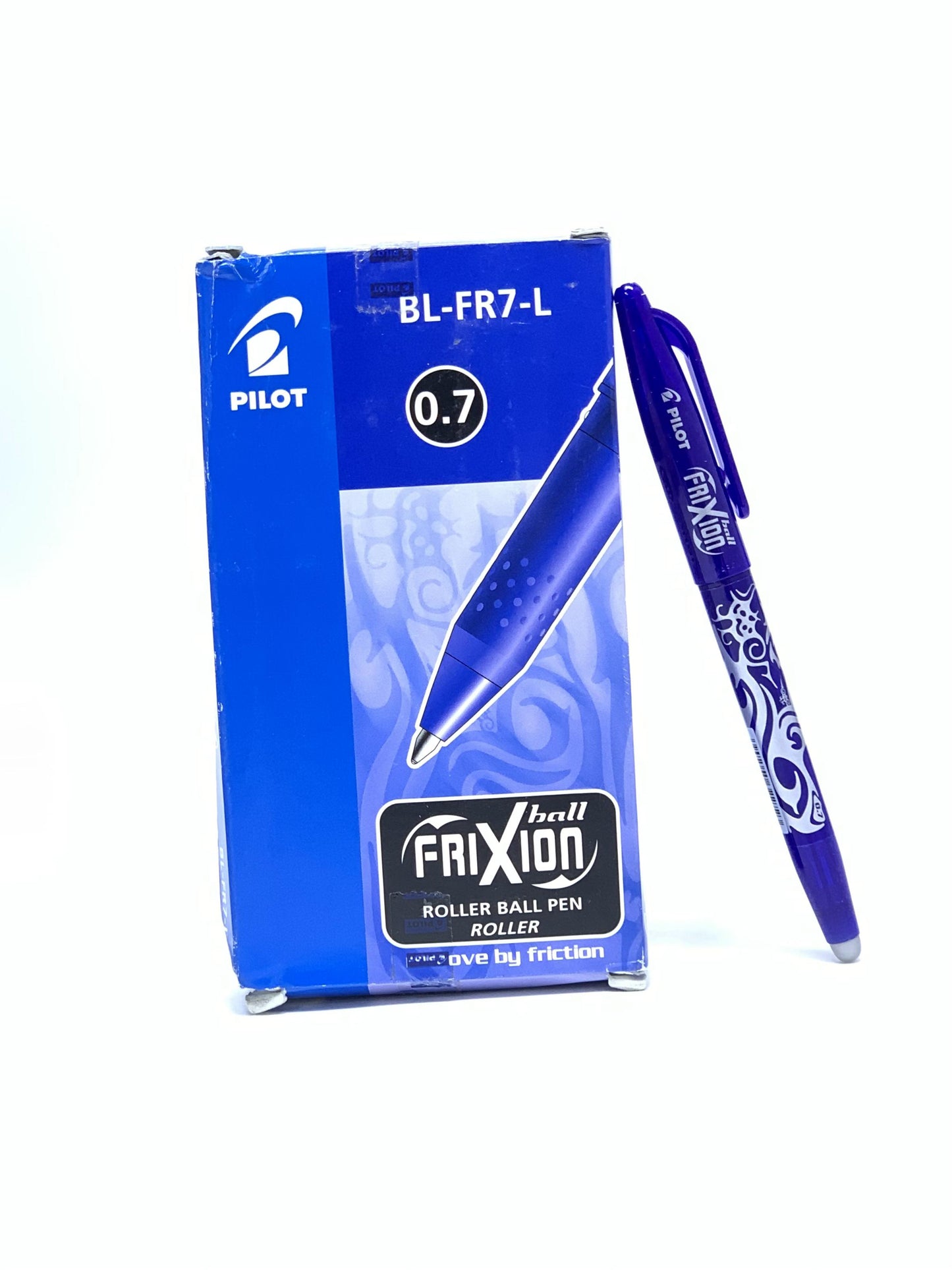 Pilot Pen Frixion Erasable Rollerball Pen blue pack of 12