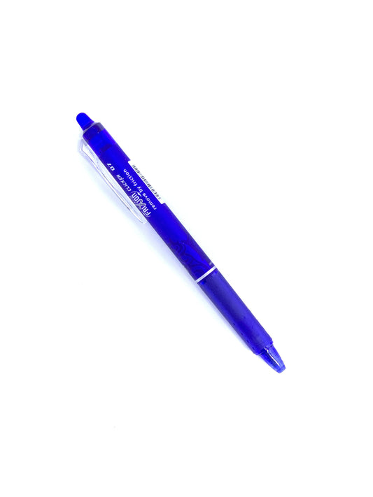Pilot Pen  clicker Frixion Erasable Rollerball Pen blue