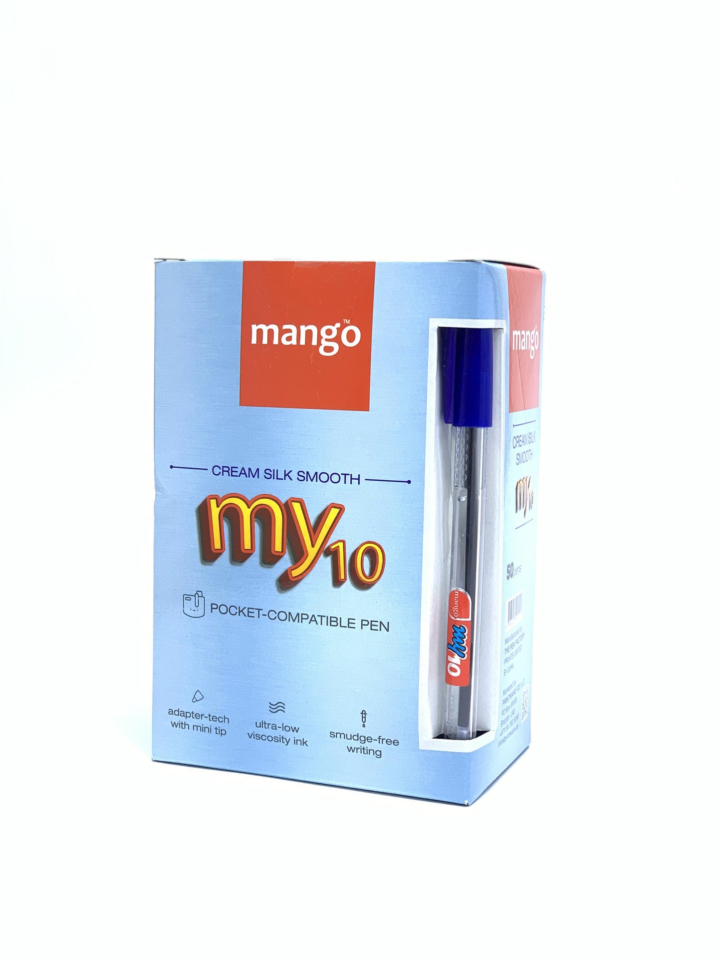 MANGO BALL POINT PEN BLUE 1X50