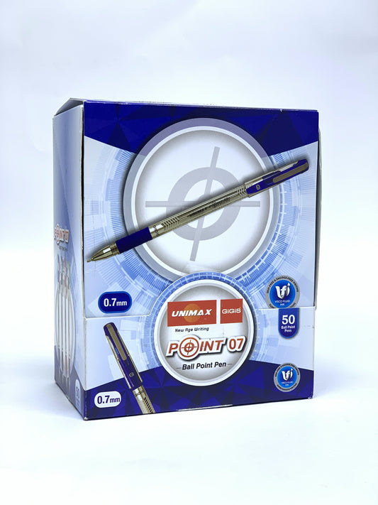 UNI MAX GIGIS 0.7 BALL POINT PEN 1X50 BLUE