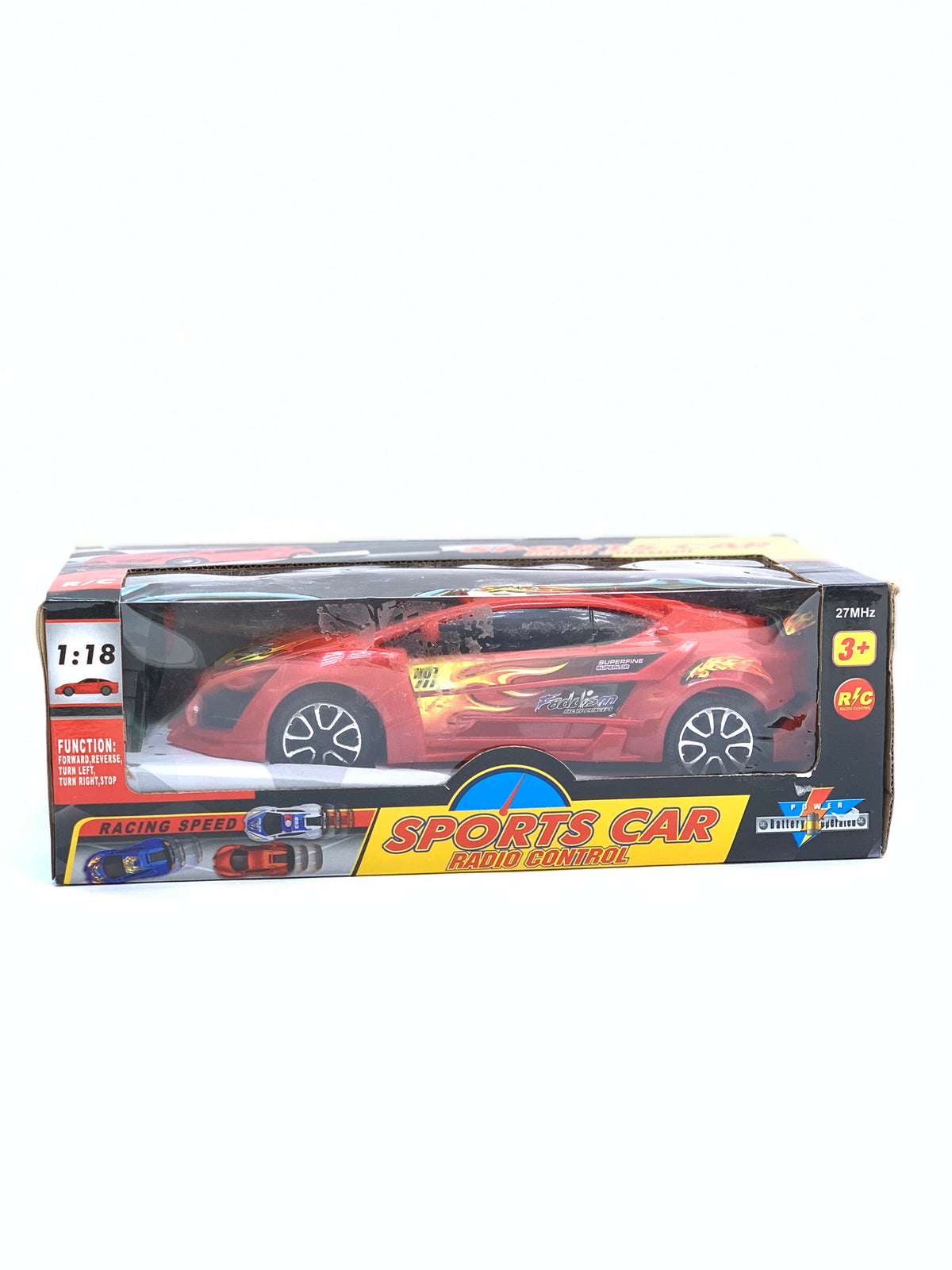 SPORTS CAR WITH REMOTE CONTROL FOR KIDS