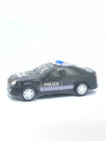 POLICE PLASTIC CAR FOR KIDS BLACK