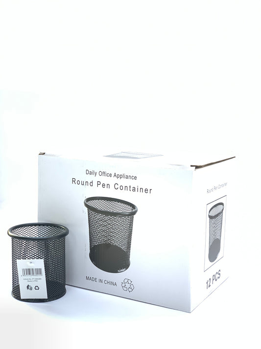 STEEL ROUND PEN HOLDER 1X12