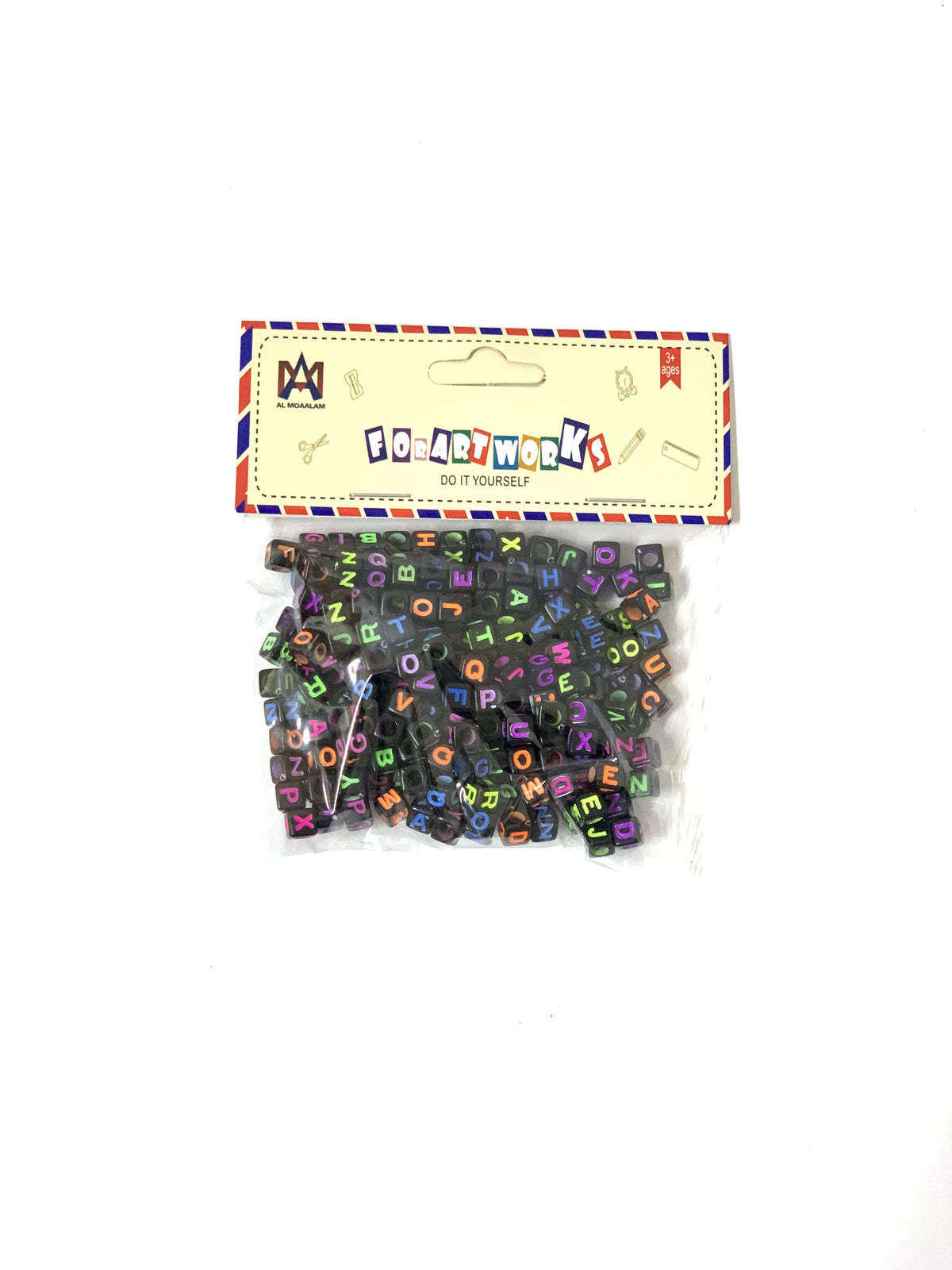 CRAFT LETTER BEADS