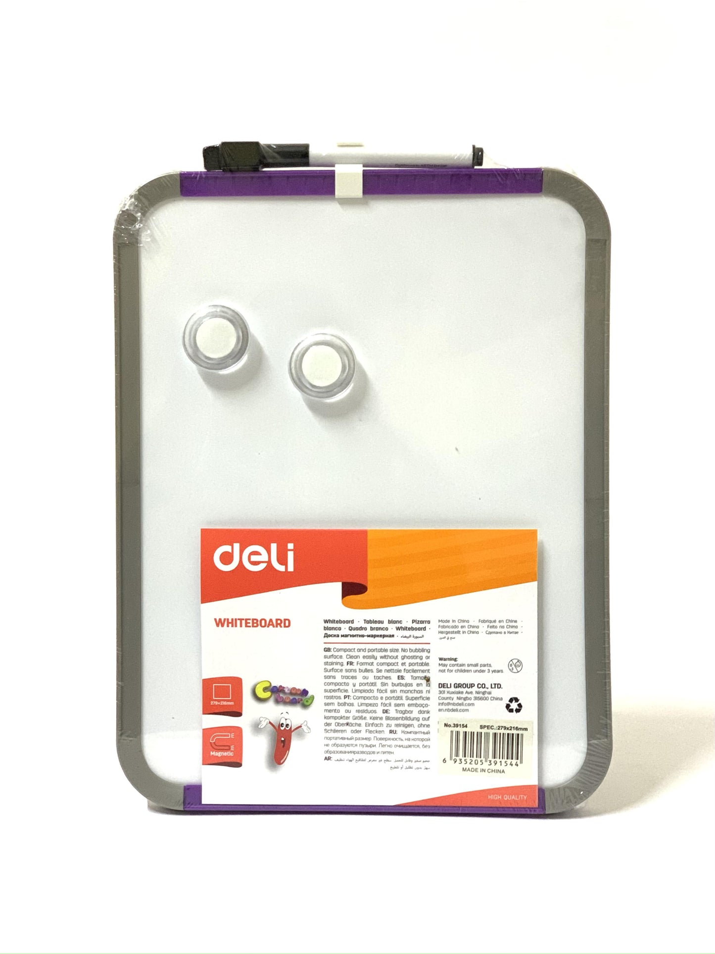 DELI WHITE BOARD 279X216MM
