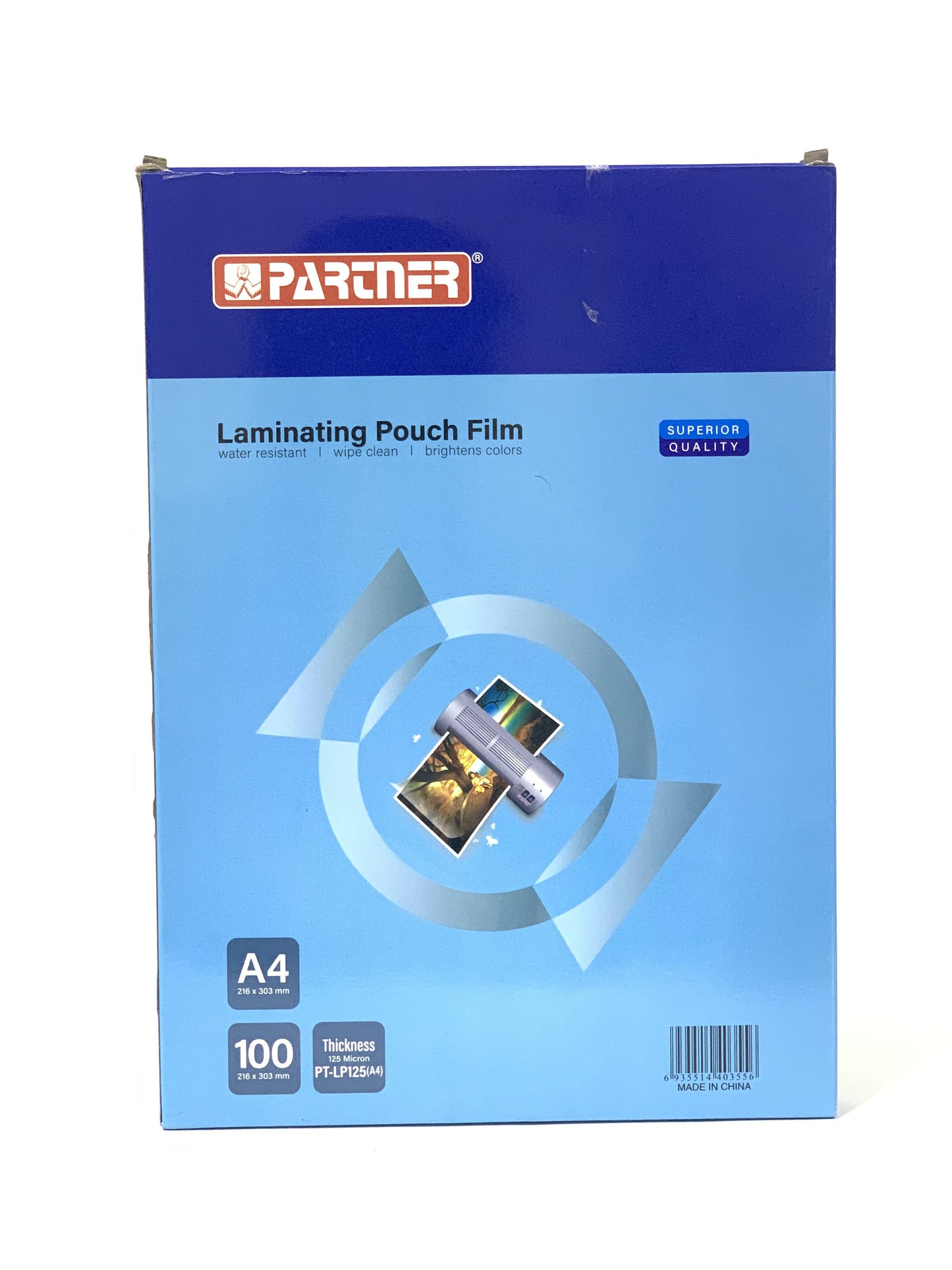 PARTNER LAMINATION POUCH FILM A4 125 MICRON  100 PCS