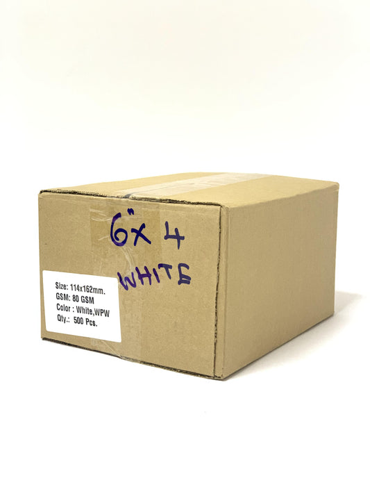 6X4 WHITE ENVELOPE FULL BOX 80 GSM -500 PCS