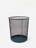 Partner Metal Mesh Waste Bin Round SMALL Black