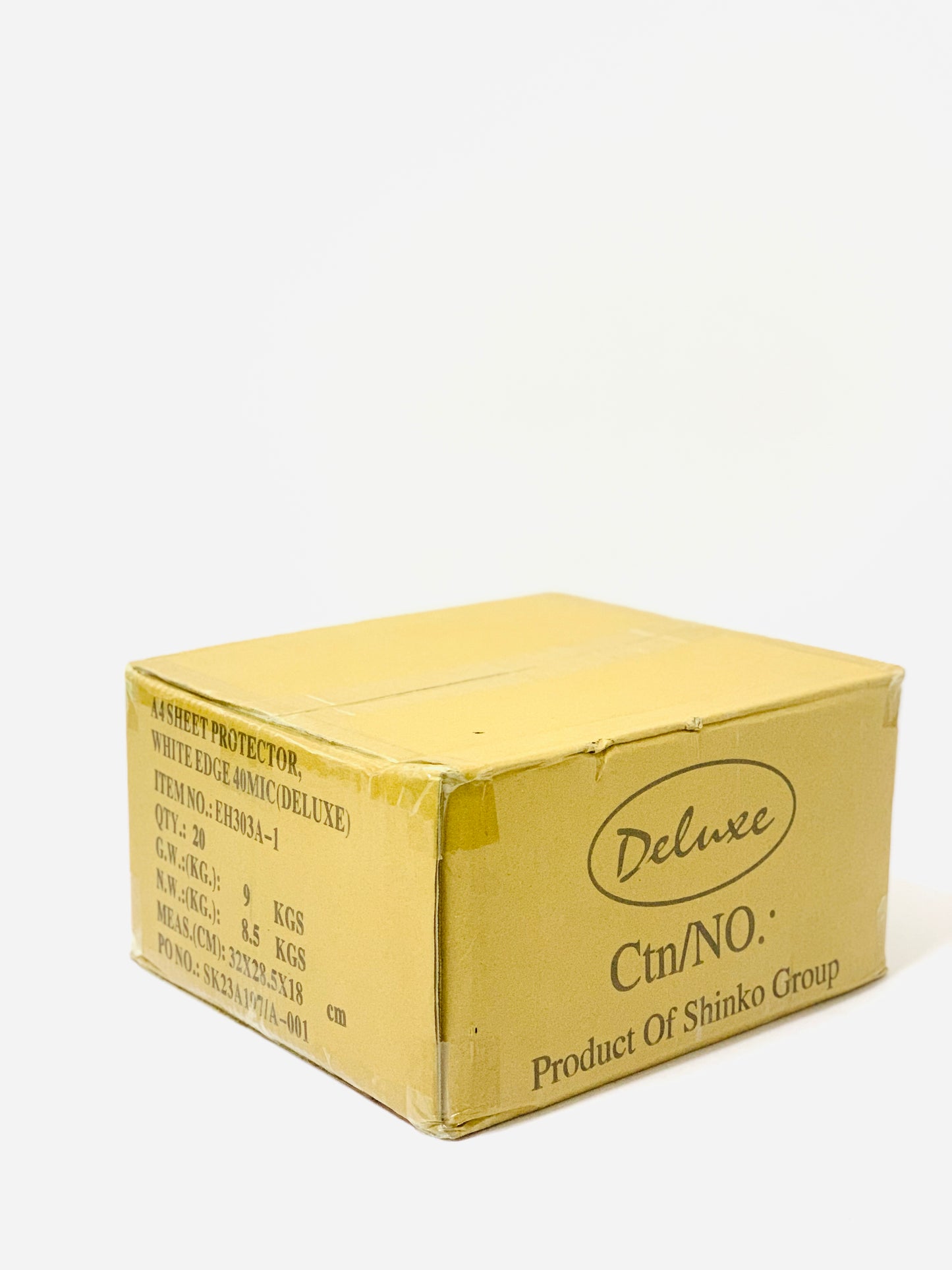 DELUXE 14 SHEET PROTECTOR 40 MIC FULL BOX -20 PAK
