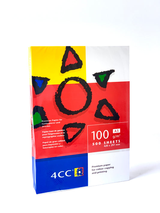 4CC PREMIUM A3 PAPER 100 GSM 500 SHEETS
